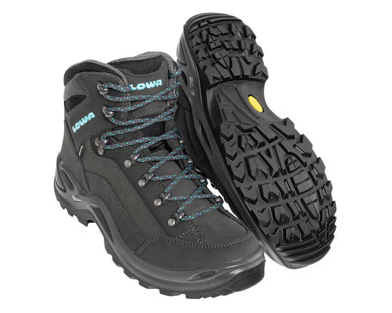 LOWA RENEGADE GTX MID WS ASPHALTE/TURQUOISE