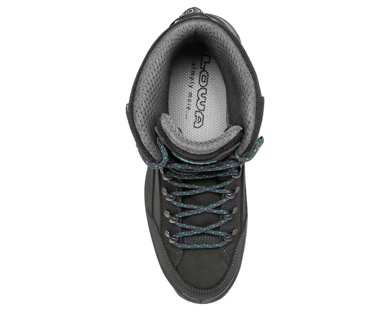LOWA RENEGADE GTX MID WS ASPHALTE/TURQUOISE