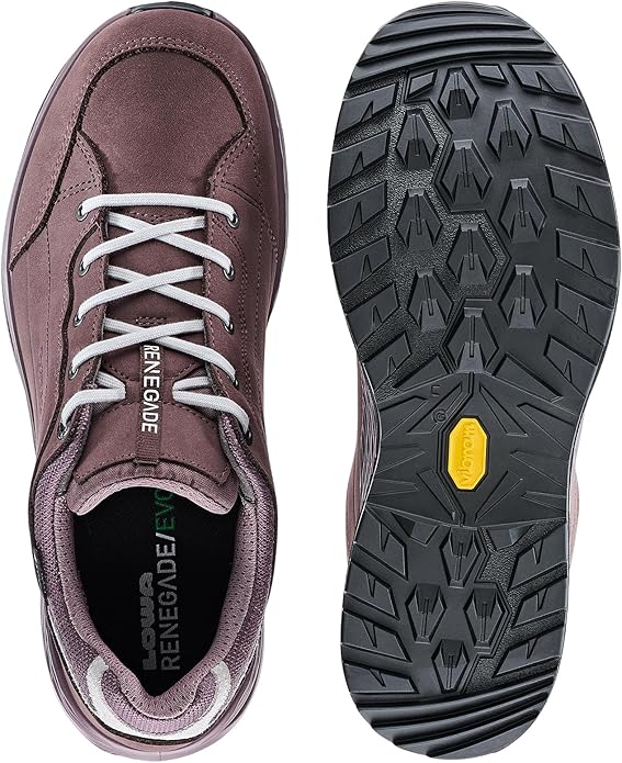 LOWA RENEGADE WS EVO GTX LO BRUNROSE/BLANC