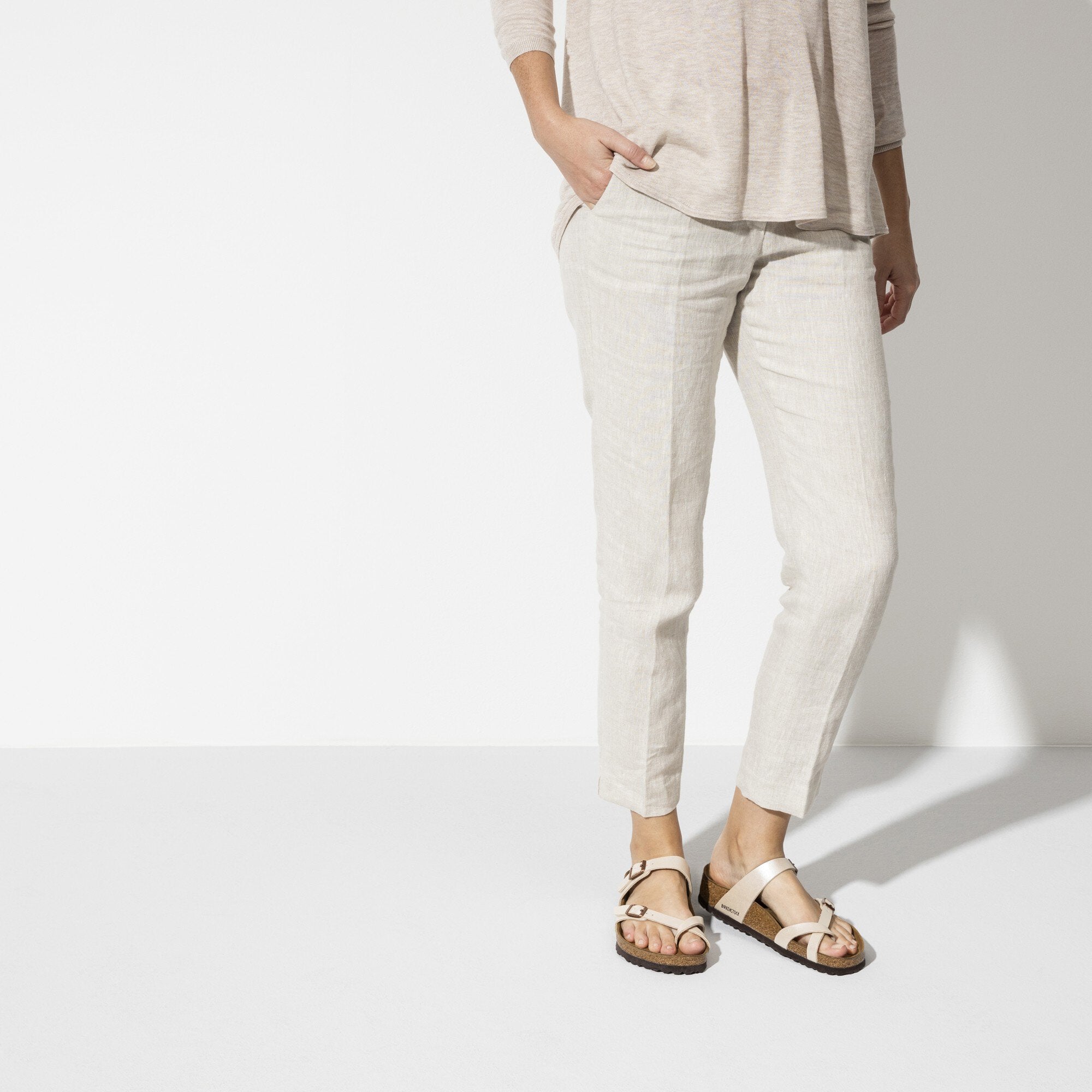 BIRKENSTOCK MAYARI BIRKO FLOR GRACEFUL PEARL WHITE