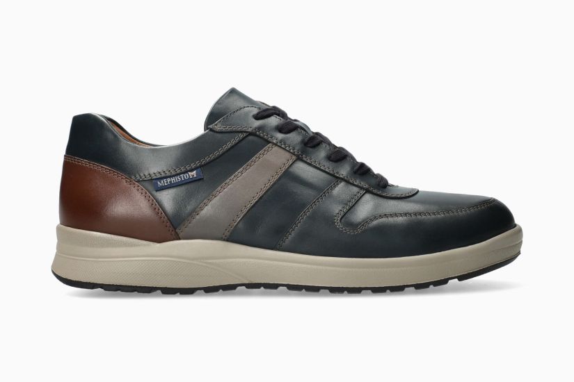 MEPHISTO VITO MEN SNEAKERS LACE UP NAVY