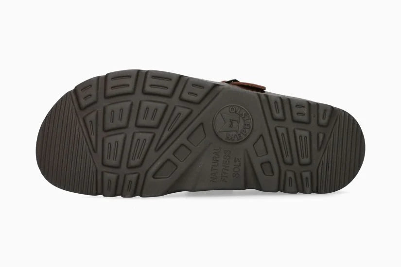MEPHISTO ZAVERIO FIT CLOG CUIR CHÂTAIGNE