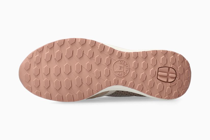 Baskets MEPHISTO KIM PERF avec fermeture éclair latérale en cuir beige