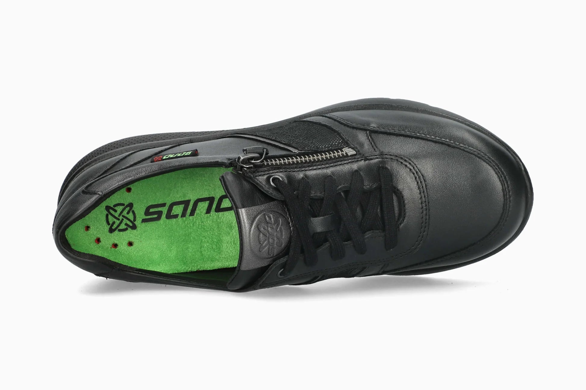 MEPHISTO SANO IZAE SNEAKER BLACK SUEDE LEATHER