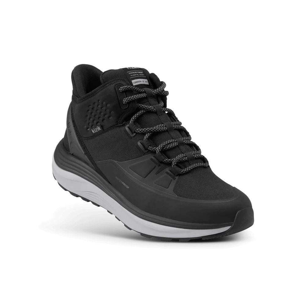 【k.y】 KIZIK London AT Mid Waterproof Men's Sneaker Black