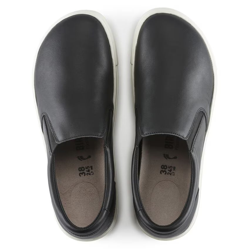 BIRKENSTOCK OSWEGO BLACK LEATHER