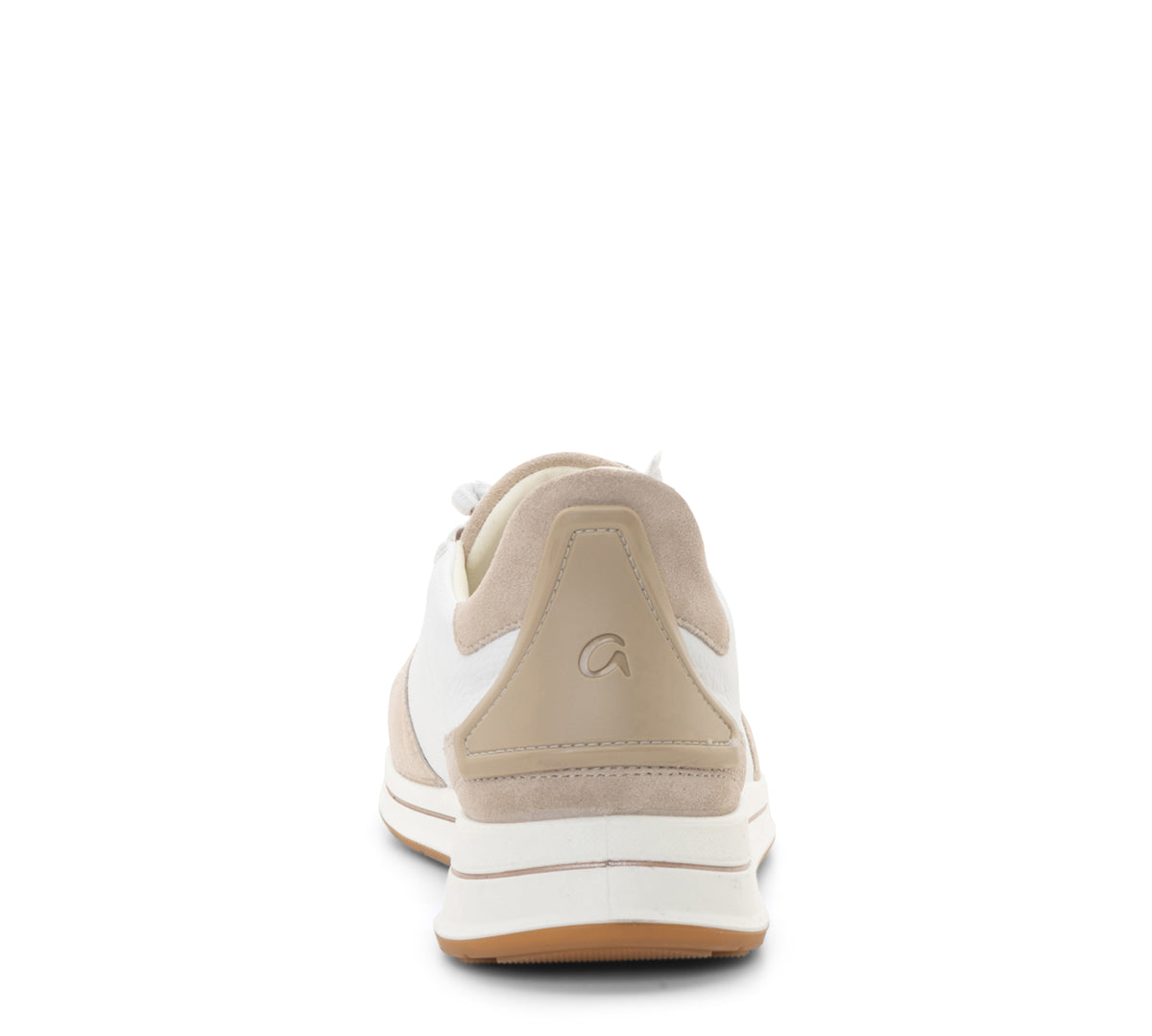 CHAUSSURES ARA BASKETS OVATION À LACETS EN CUIR DE VEAU BLANC