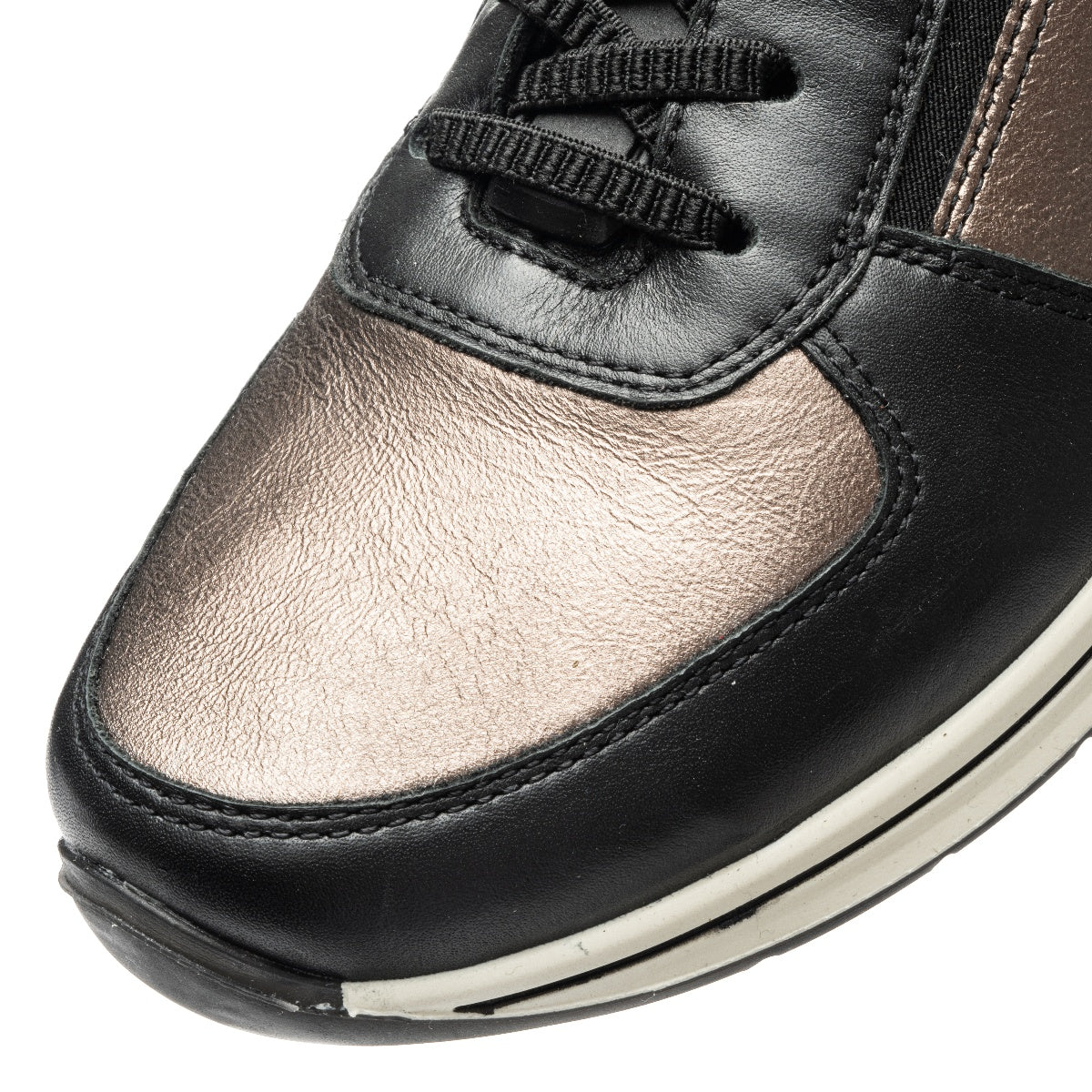 ARA SHOES Ovation Elastic Lace Up Cashemere Calf Leather