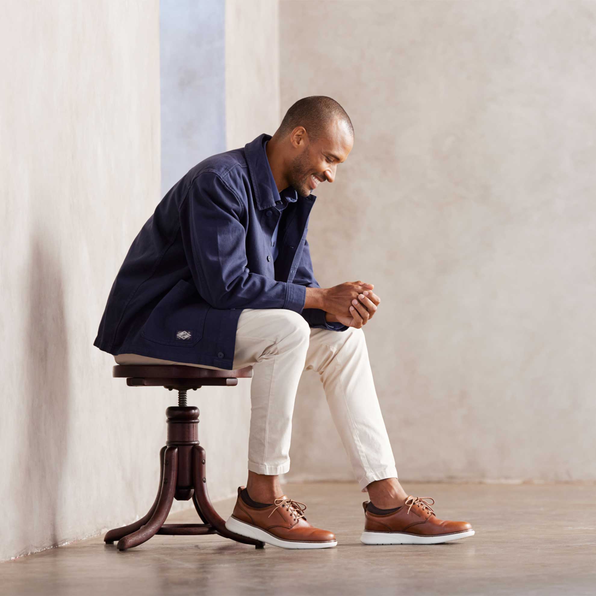 SAMUEL HUBBARD HUBBARD RAFAEL À LACETS EN CUIR