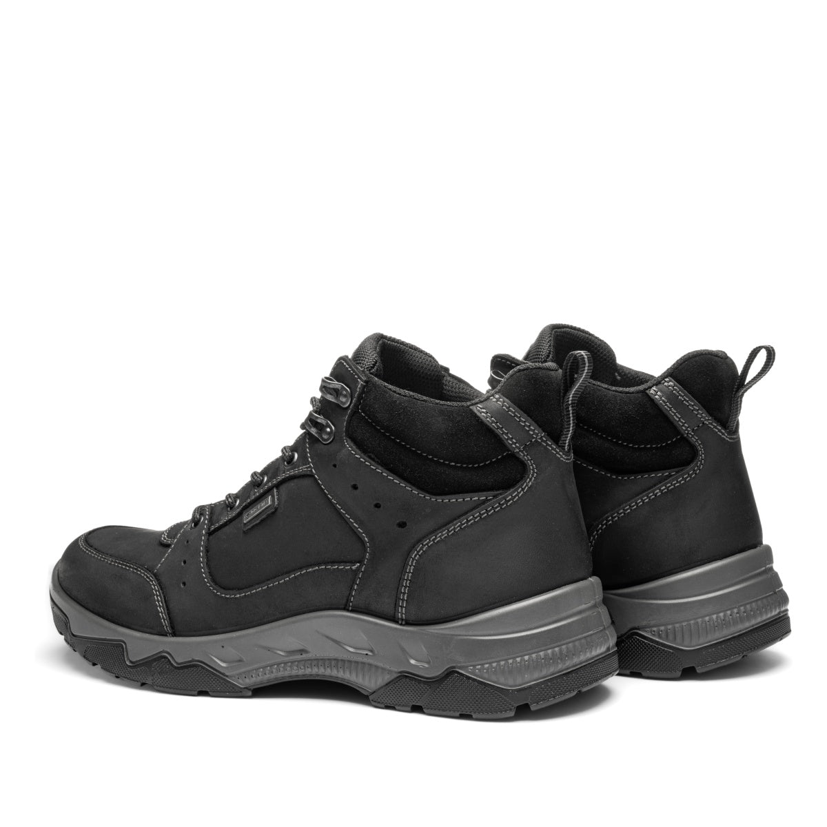 ARA SHOES Reus Black Oily Nubuck GTX