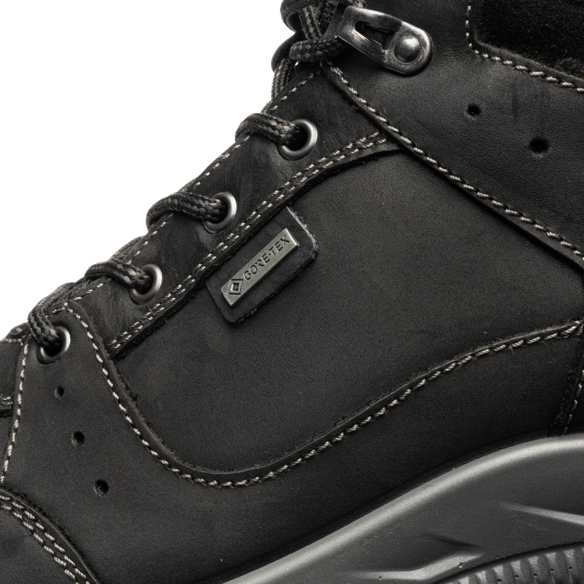 ARA SHOES Reus Black Oily Nubuck GTX