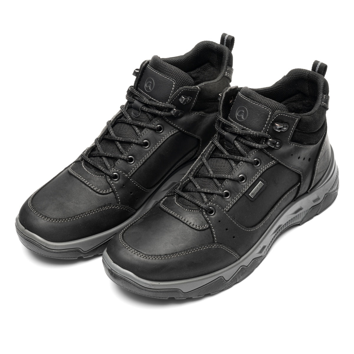 ARA SHOES Reus Black Oily Nubuck GTX
