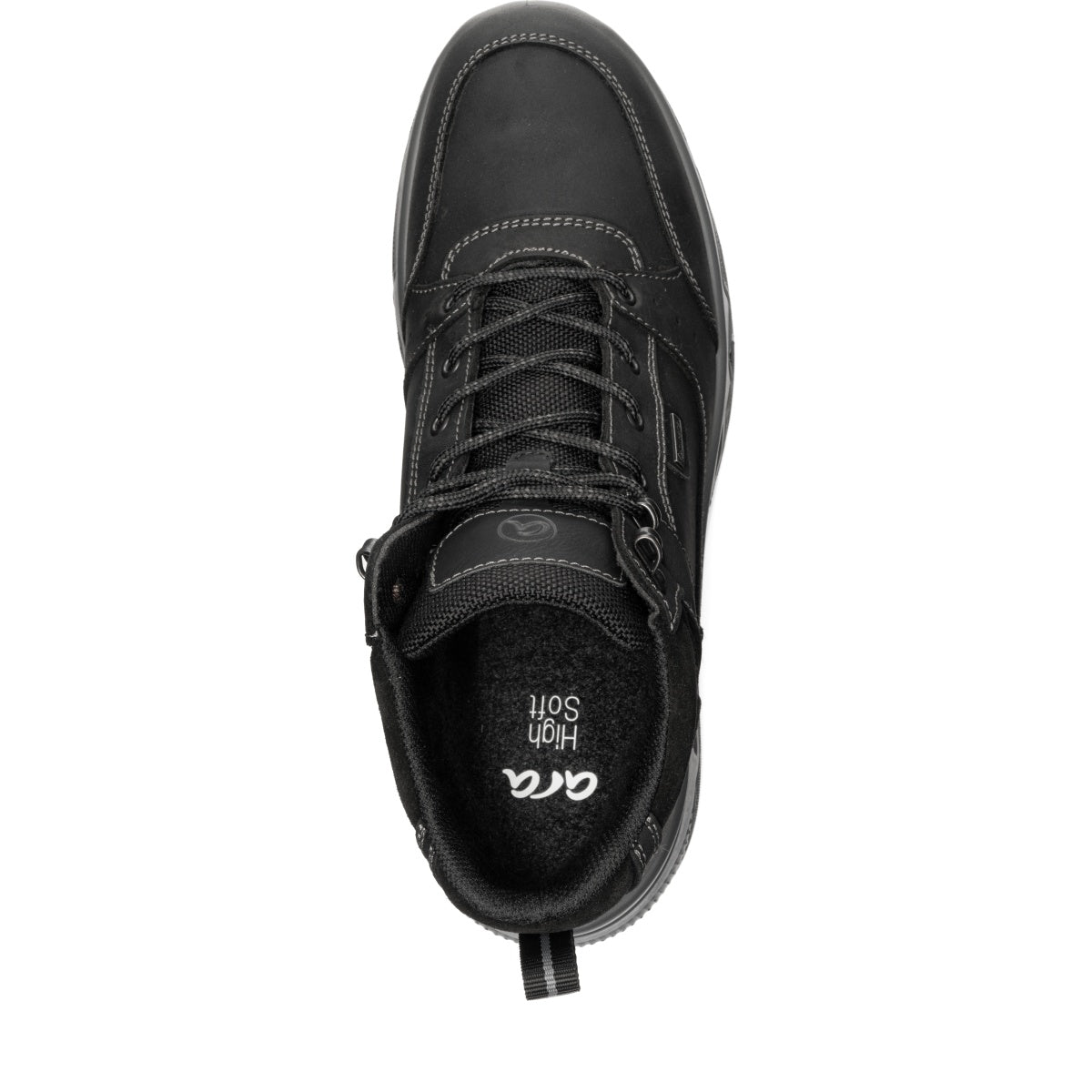 ARA SHOES Reus Black Oily Nubuck GTX
