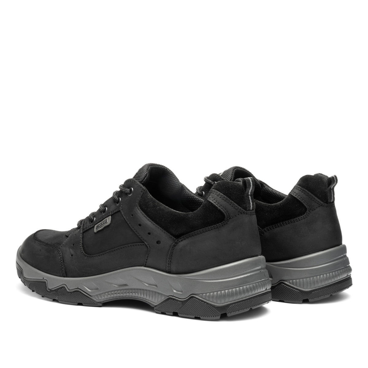 ARA SHOES Rheingau Black Oily Nubuck & Suede