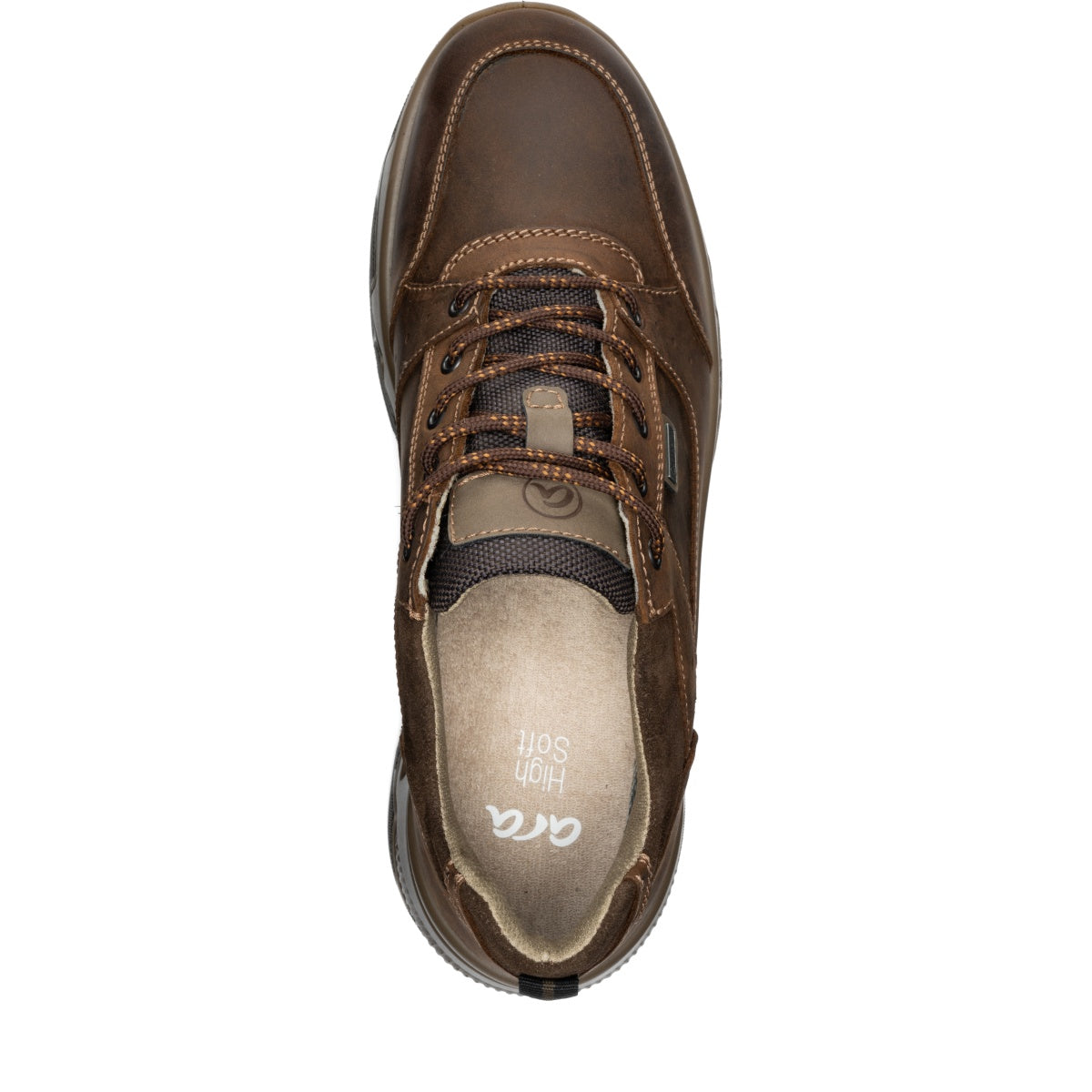 ARA SHOES Rheingau Brown Oily Nubuck & Suede