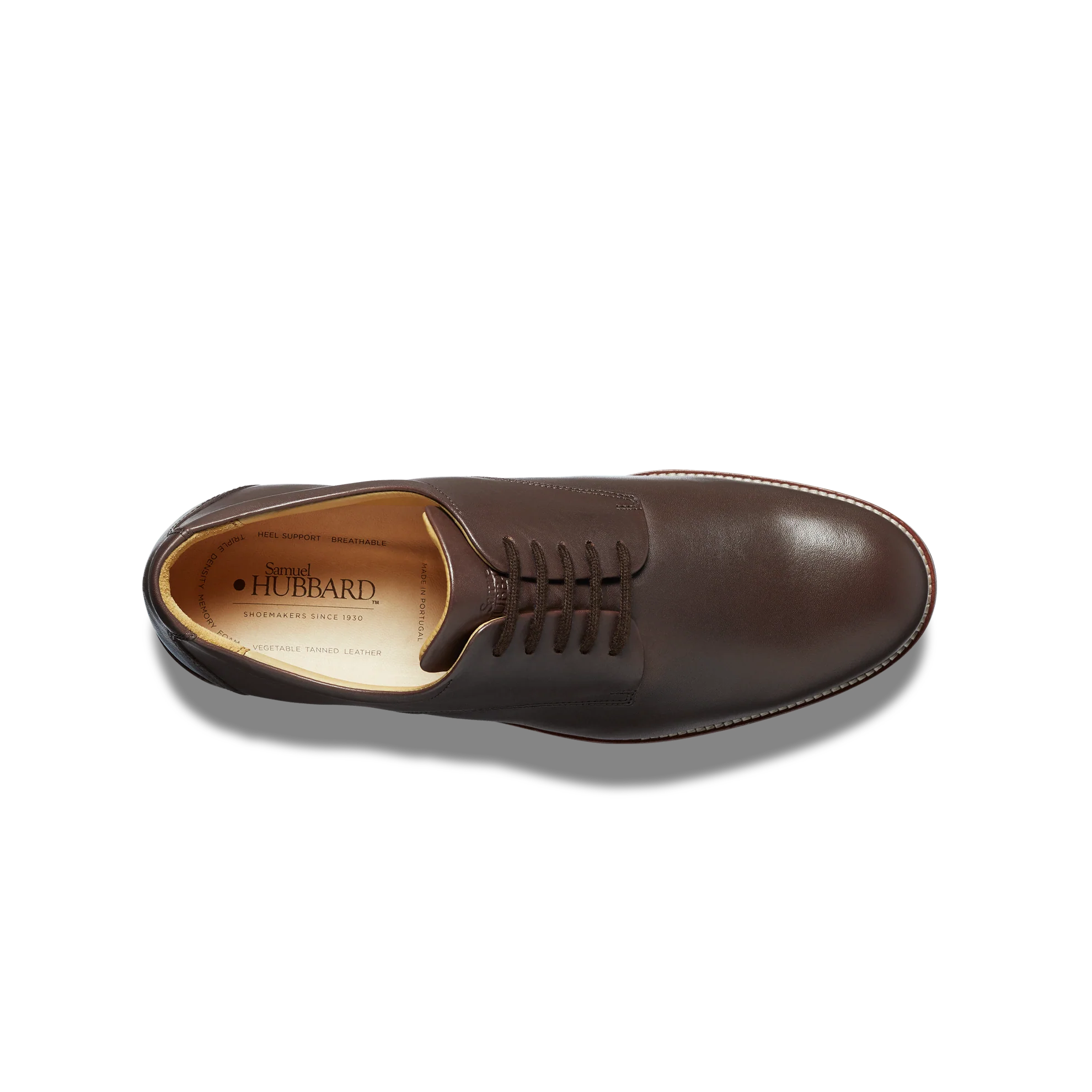 SAMUEL HUBBARD FONDATEUR OXFORD CUIR CHÂTAIGNE