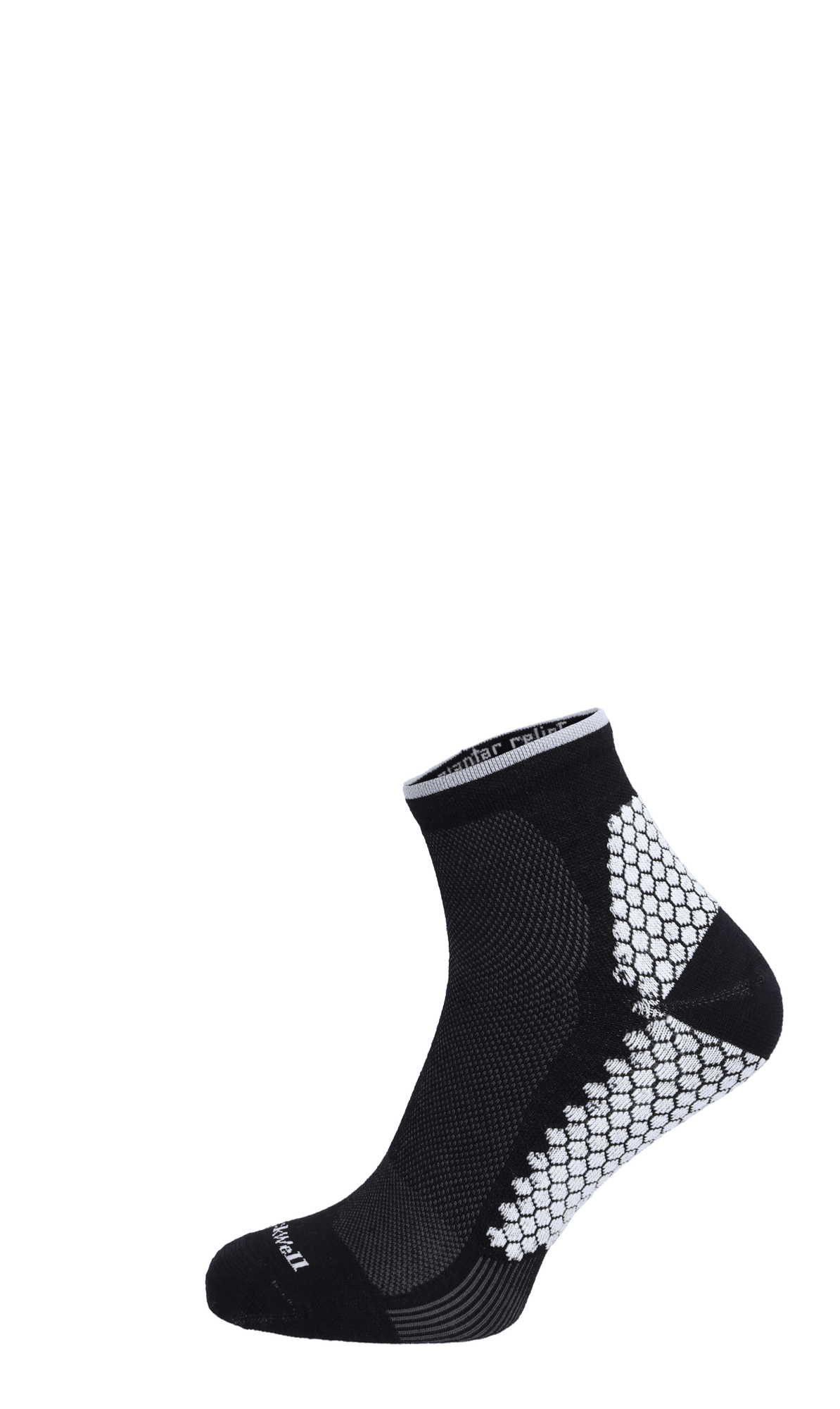 SOCKWELL PLANTAR SPORT QUARTER BLACK