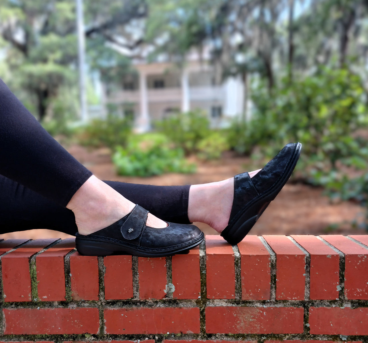 FINN COMFORT STANFORD CLOG DENIM PATAGONIA