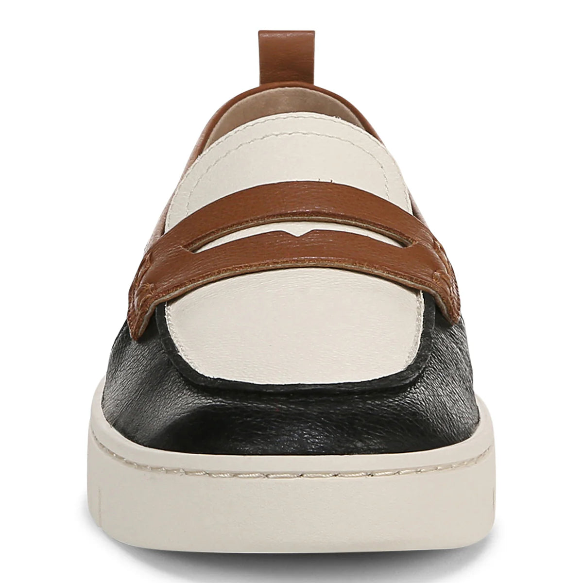 VIONIC UPTOWN Loafer shoe with brown and black on a white background