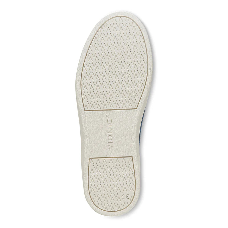 BASKETS VIONIC WINNY À LACETS EN DENIM CLAIR