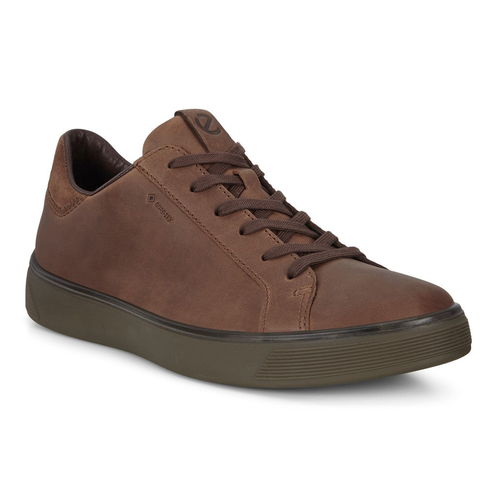 ECCO STREET TRAY MENS SNEAKER  BROWN/ COCOA BROWN