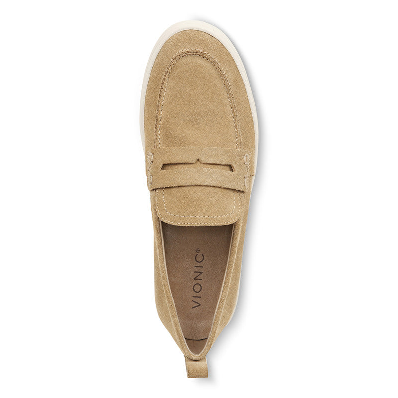 Mocassins VIONIC UPTOWN en daim sable