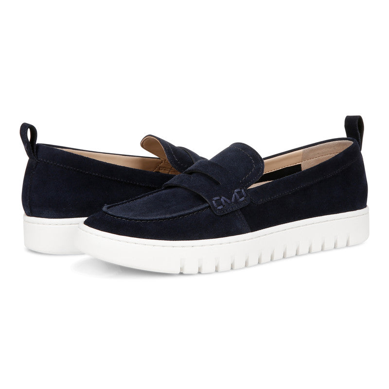 Mocassins VIONIC UPTOWN bleu marine/blanc