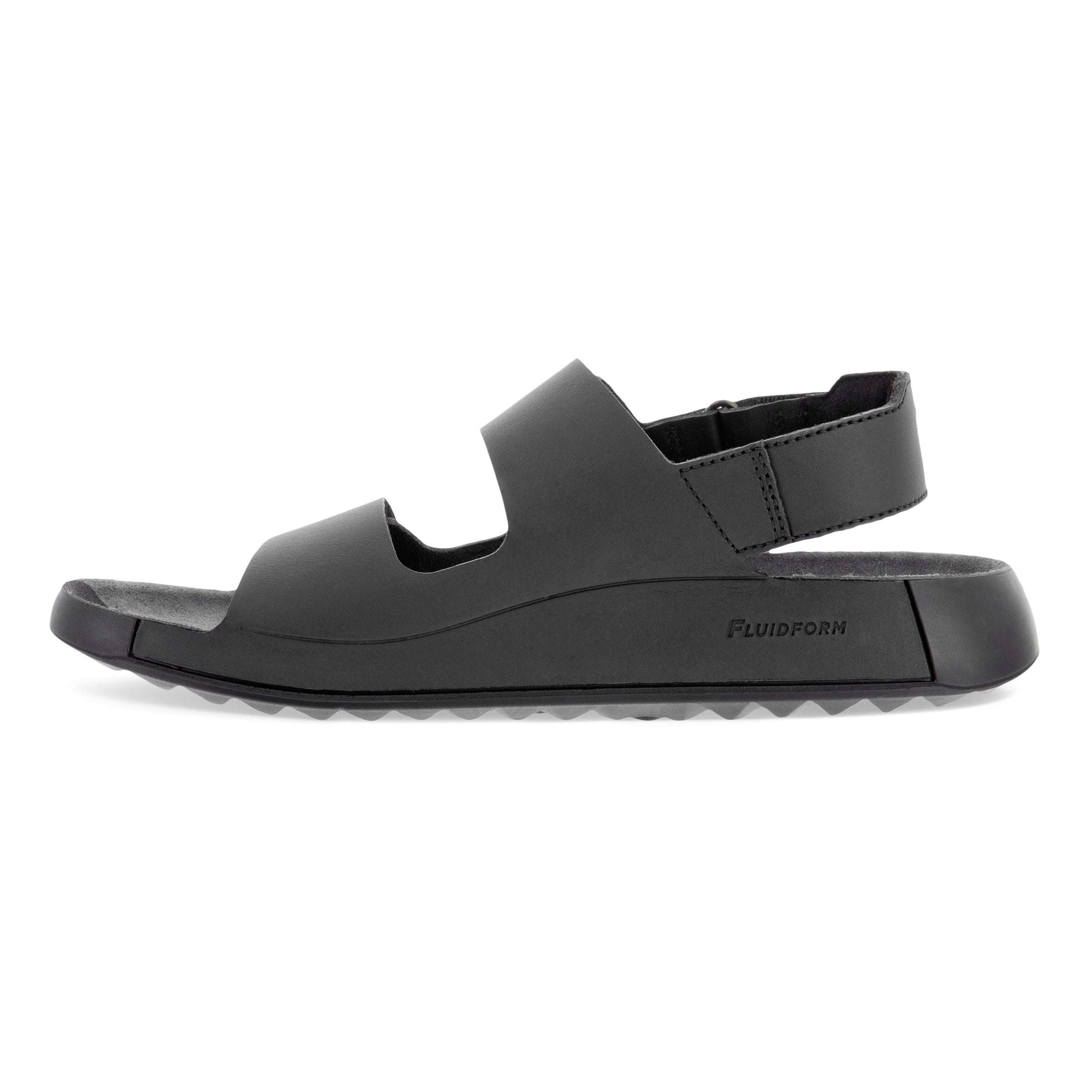 Sandale plate ECCO Cozmo Ms avec bride arrière noire