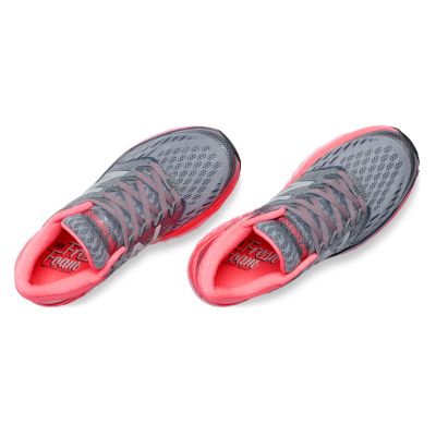 NEW BALANCE WOMENS W1080SP6 SILVER WITH PINK MIST