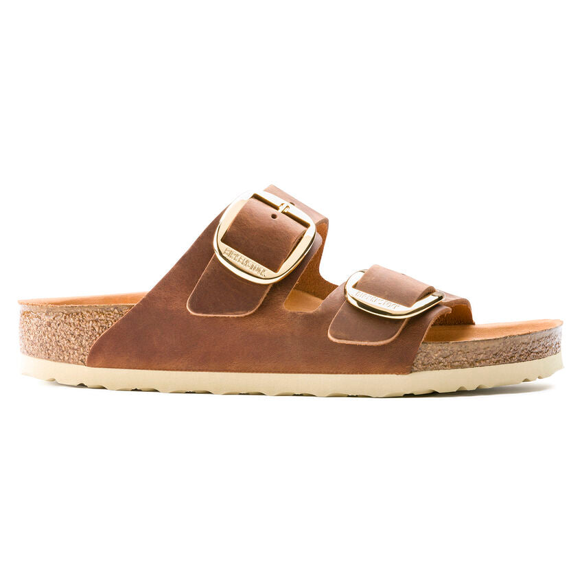BIRKENSTOCK ARIZONA BIG BUCKLE COGNAC HUILÉ