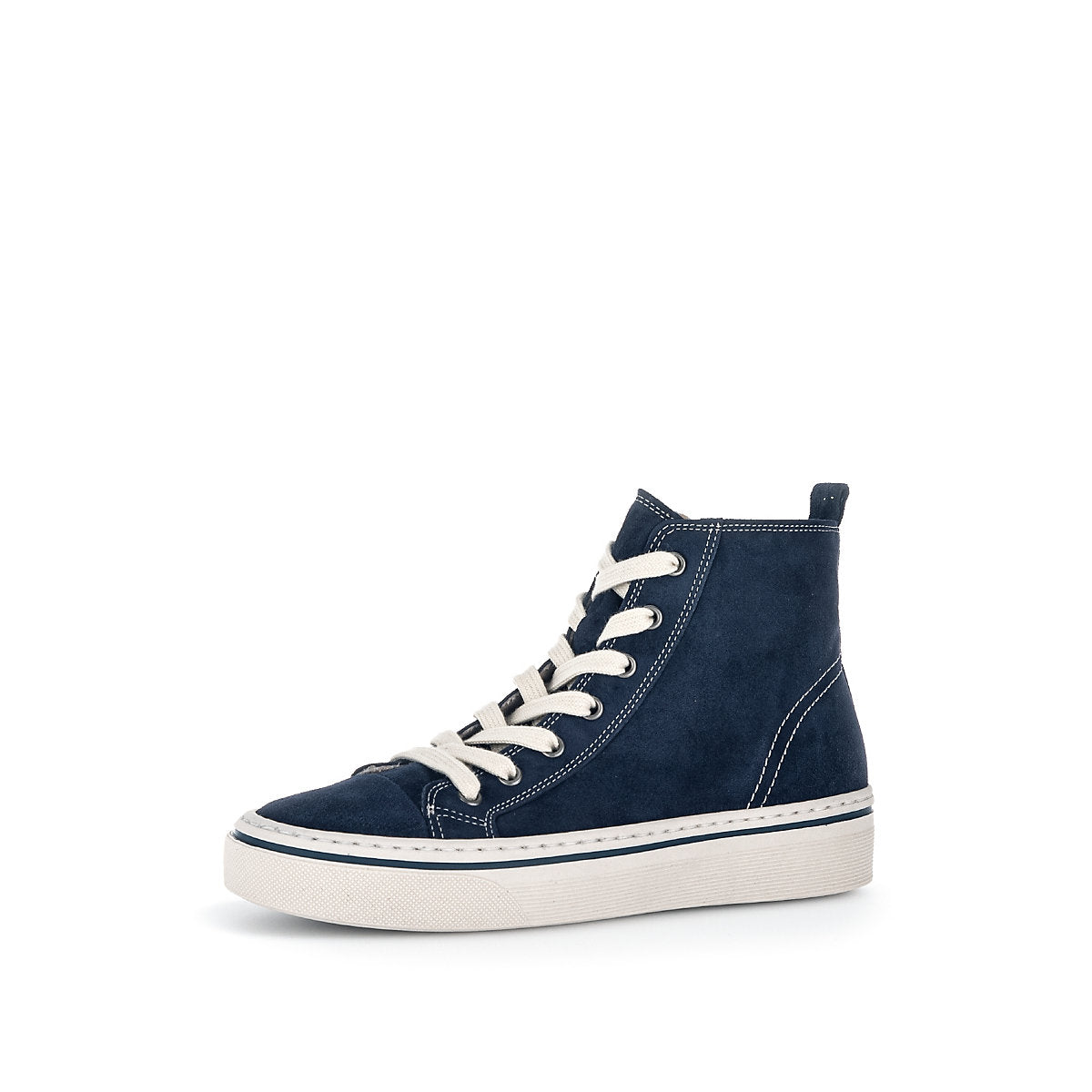 GABOR HIGH TOP SHOE ZIP 33.660.16 MARINE SUEDE