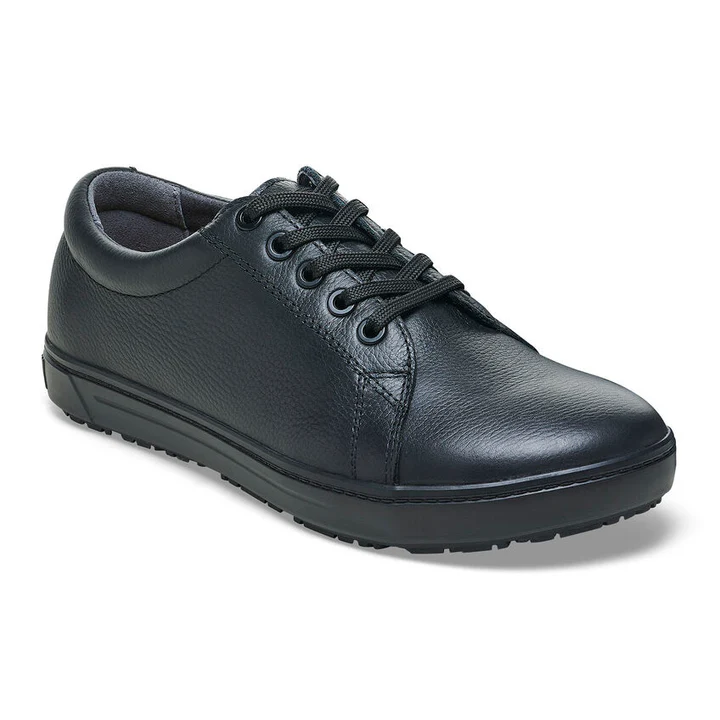 BIRKENSTOCK PROFESSIONAL QO500 BLACK/BLACK LEATHER NON-SLIP