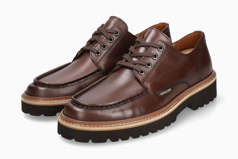 mephisto mens Brown Lace Up Oxford shoes Size 8.5 MEPHISTO ALESSANDRO DERBY CASUAL LACE UP main image 4