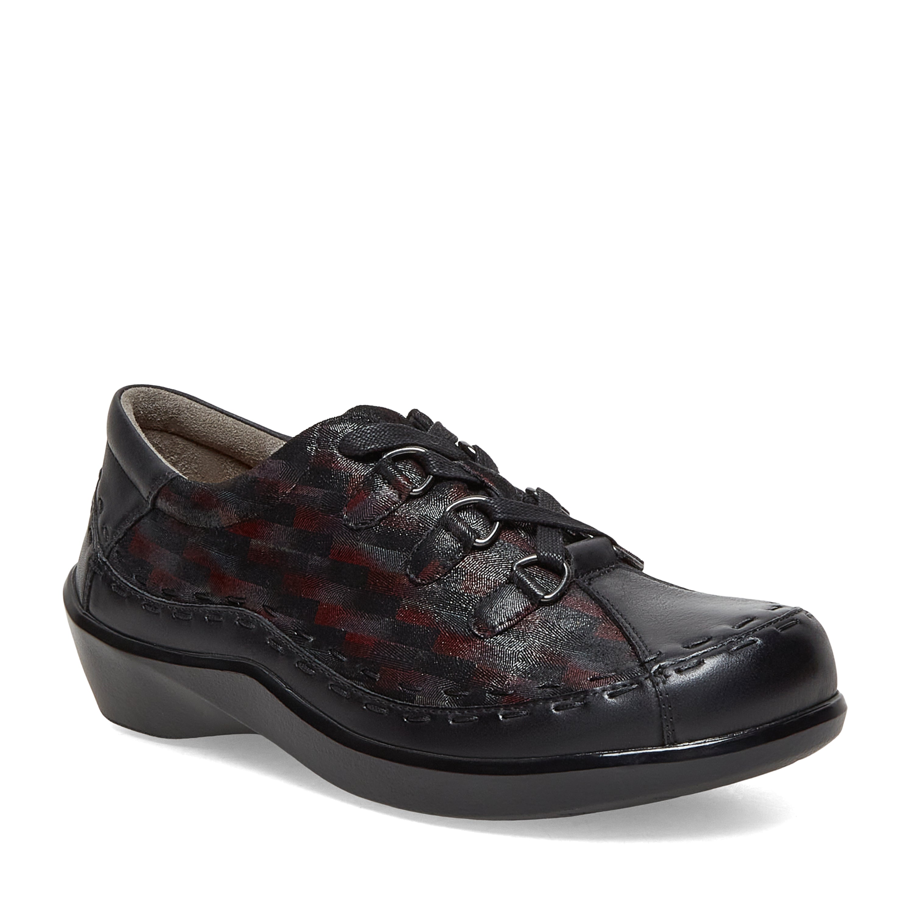 ZIERA ALLSORTS CUIR TETRIS NOIR PRUNE