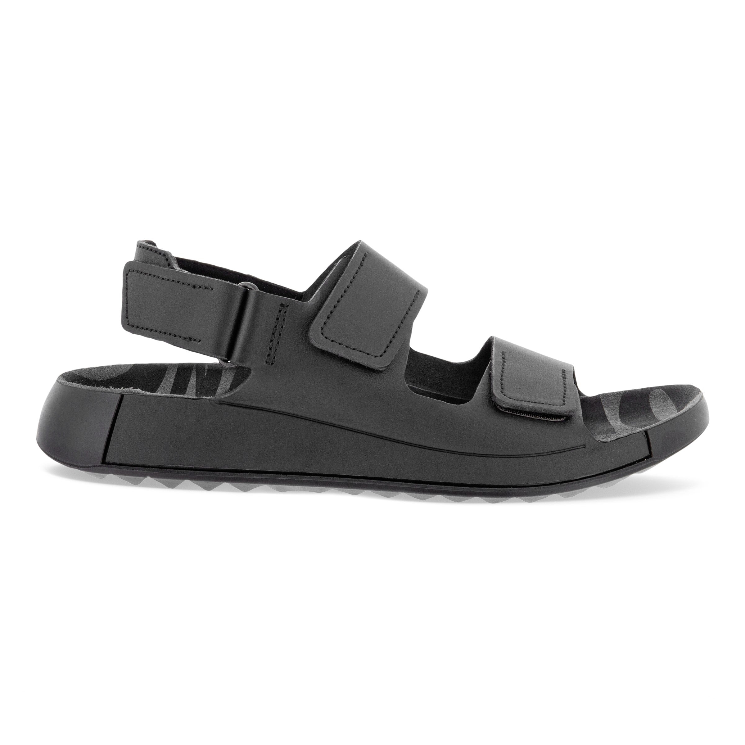 Sandale plate ECCO Cozmo Ms avec bride arrière noire