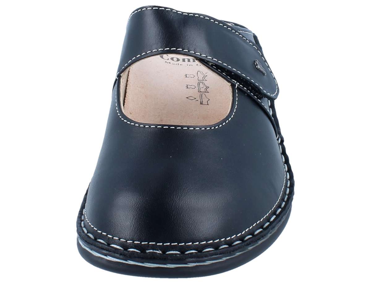 FINN COMFORT STANFORD CLOG BLACK NAPPA