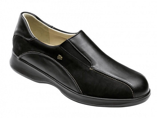 FINN COMFORT SEOUL BLACK LEATHER