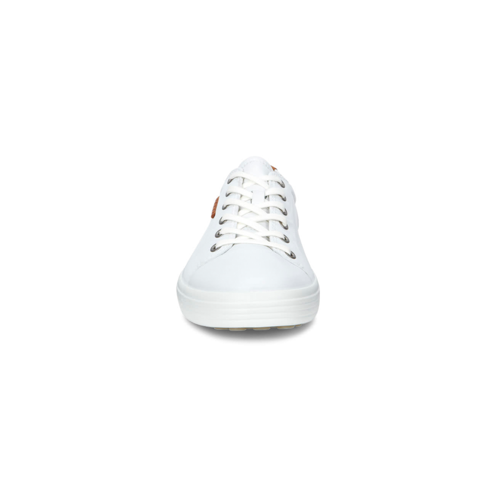 Baskets à lacets ECCO SOFT 7 M en cuir blanc