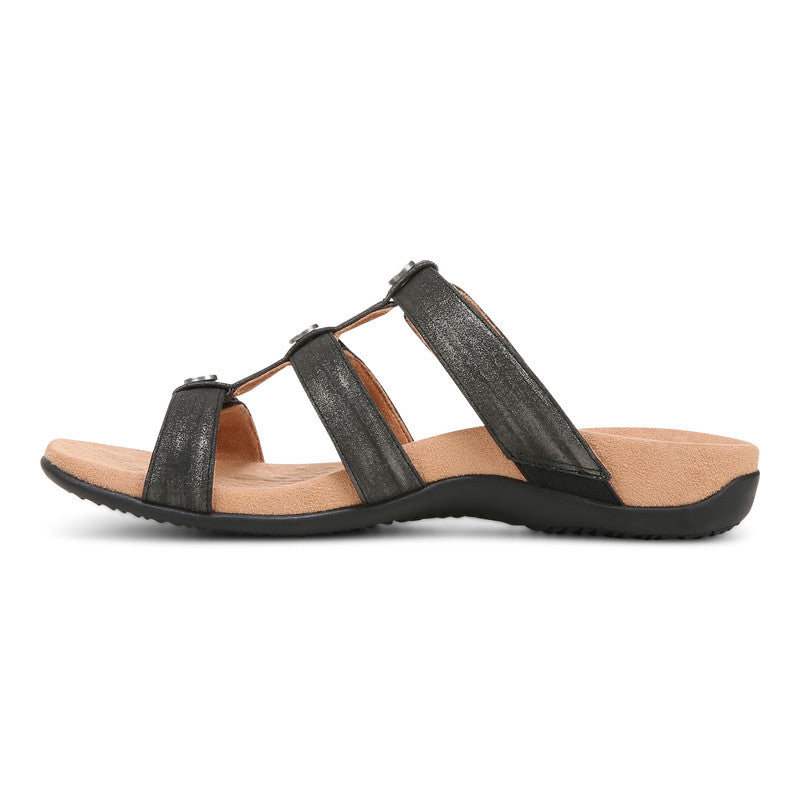 VIONIC REST AMBER PEARL SLIDE NOIR