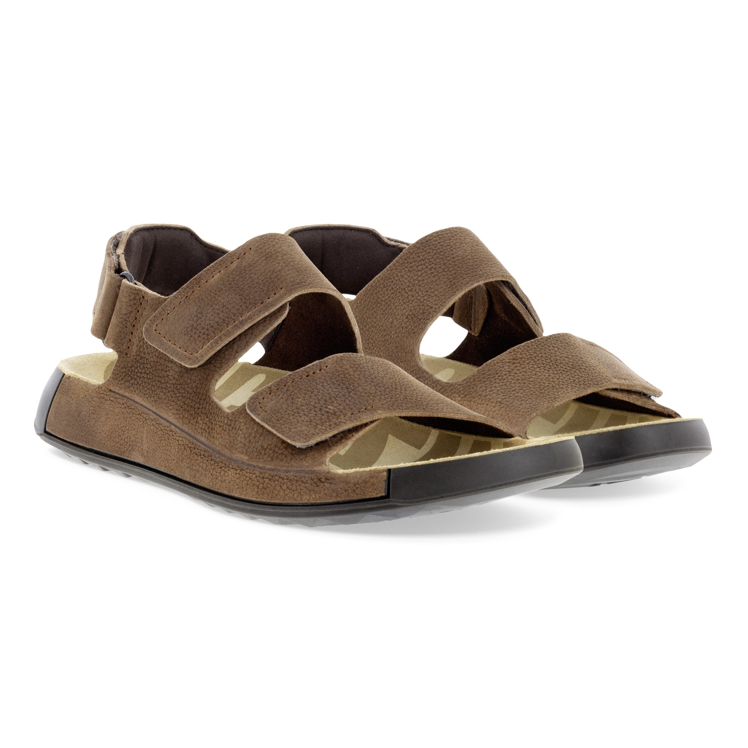 Sandale plate ECCO Cozmo Ms avec bride arrière - Marron cacao