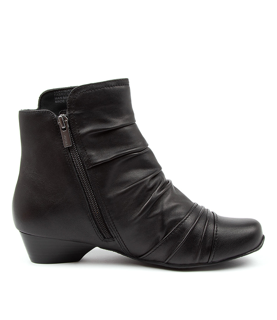 Ziera Camryn Leather Ankle Boots
