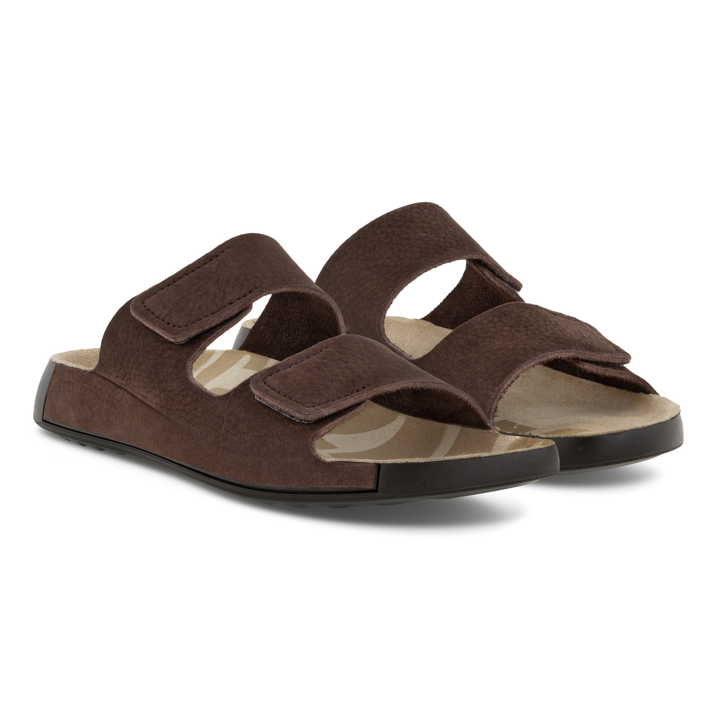 Claquettes pour homme ECCO 2ND COZMO, couleur moka