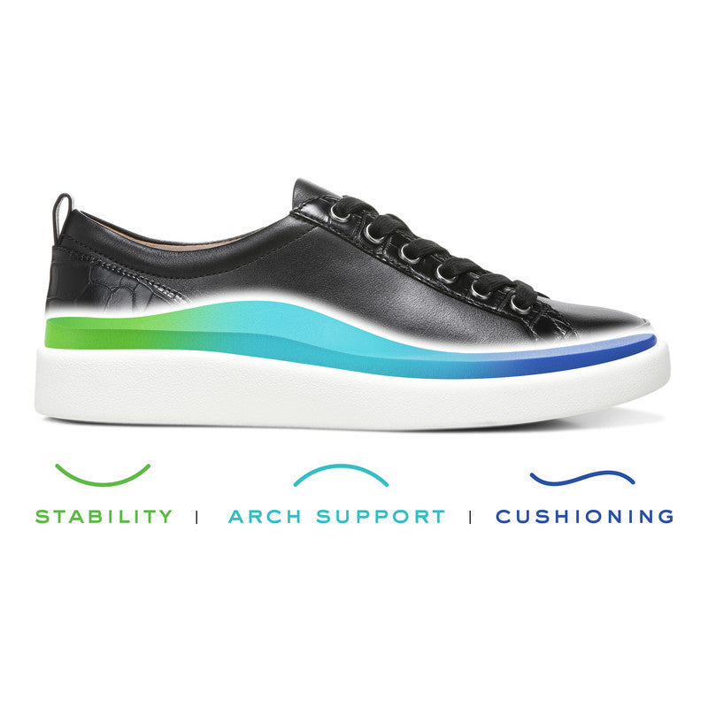 BASKETS VIONIC WINNY À LACETS NOIRES