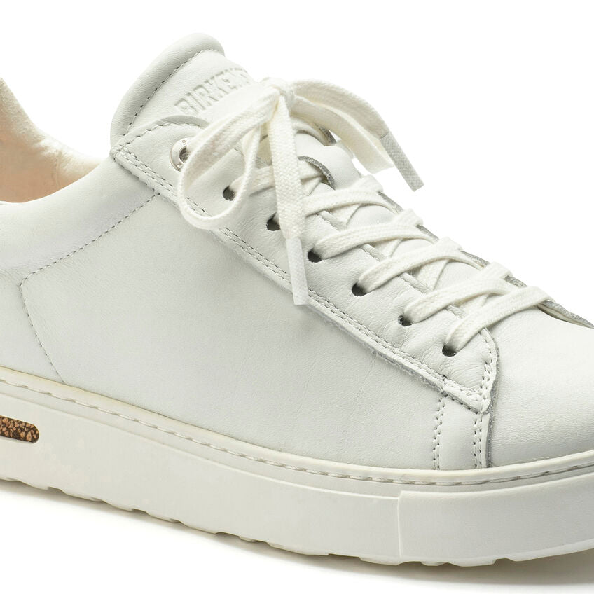 BIRKENSTOCK BEND BASSES À LACETS EN CUIR BLANC