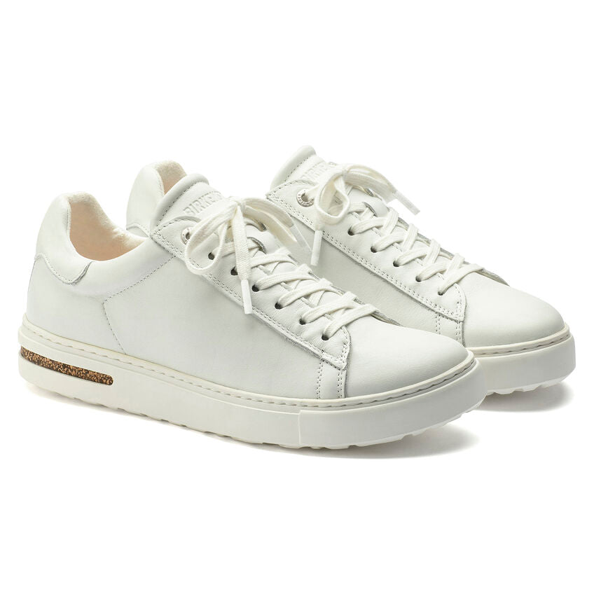 BIRKENSTOCK BEND BASSES À LACETS EN CUIR BLANC
