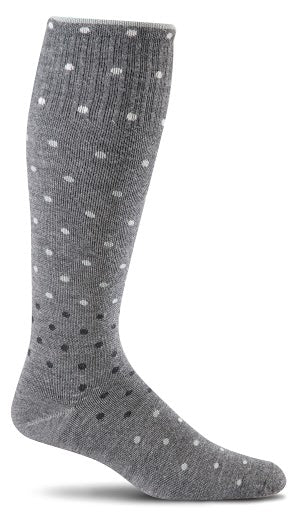 SOCKWELL WOMEN ON THE SPOT15-20 mmHg COMPRESSION CHARCOAL