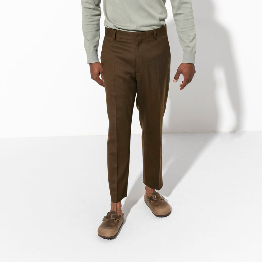 BIRKENSTOCK BOSTON CUIR HUILÉ MARRON TABAC