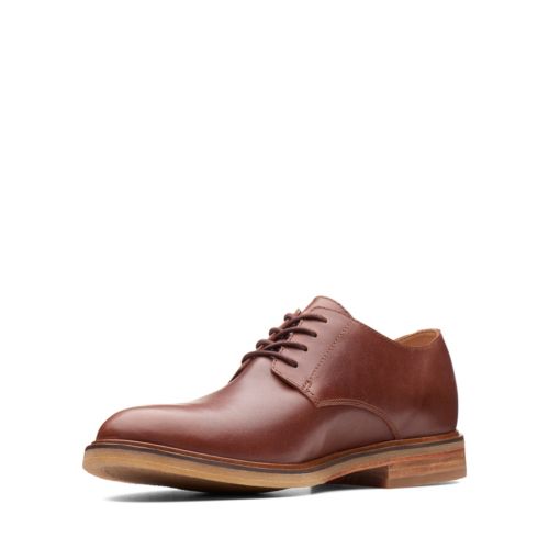 CLARKDALE MOON DARK TAN LEATHER
