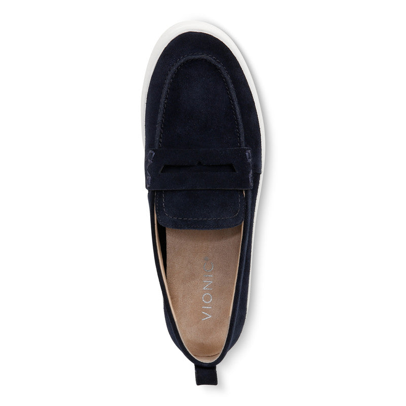 Mocassins VIONIC UPTOWN bleu marine/blanc