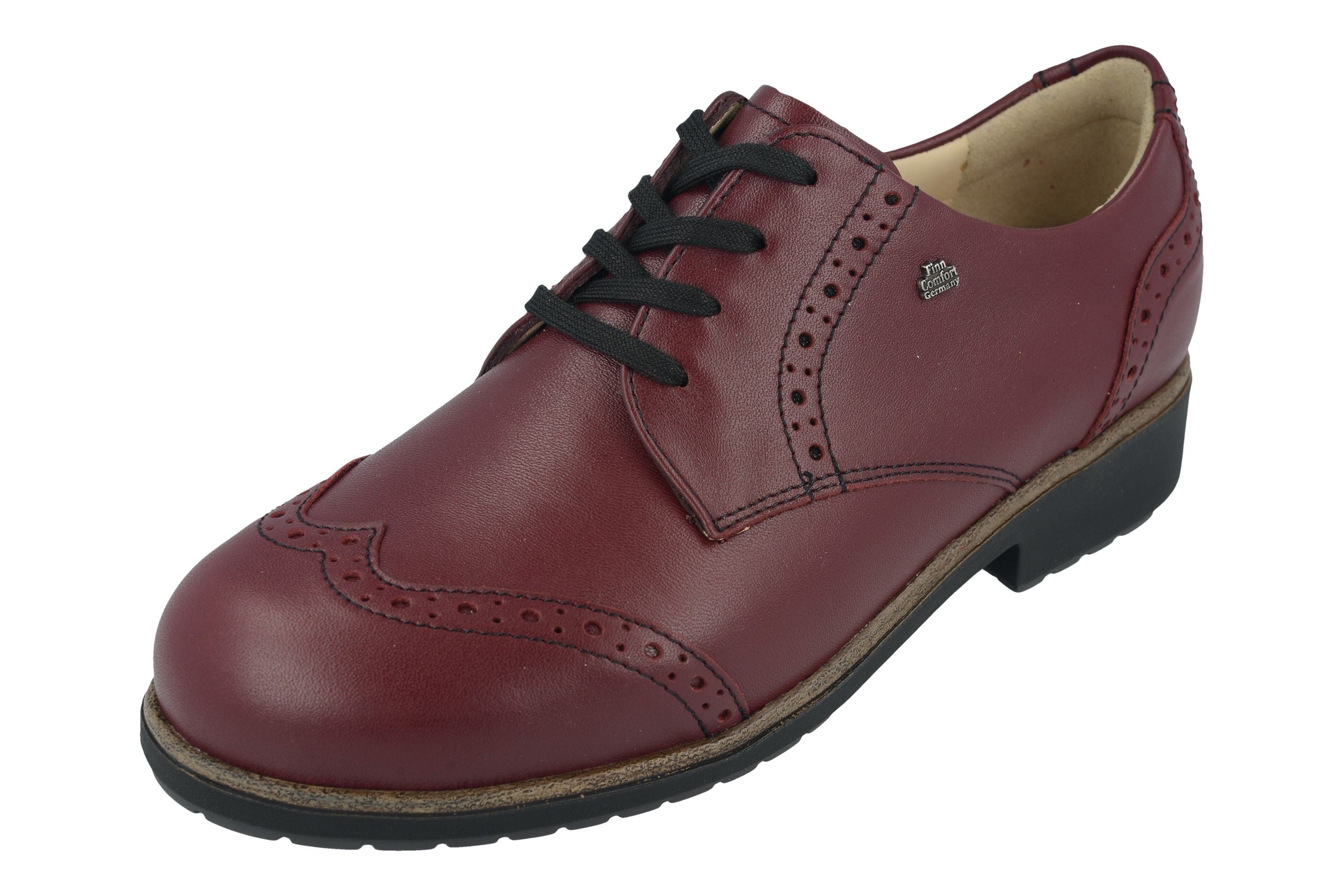 FINN COMFORT ASIAGO SHOE LACE UP BORDO NUBE